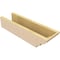Ekena Millwork 6in. W x 4in. H x 20in. L Ridgewood Woodgrain TimberThane Rafter Tail, Primed Tan RFTUR06X04X20RIDRCPR - alternate 5